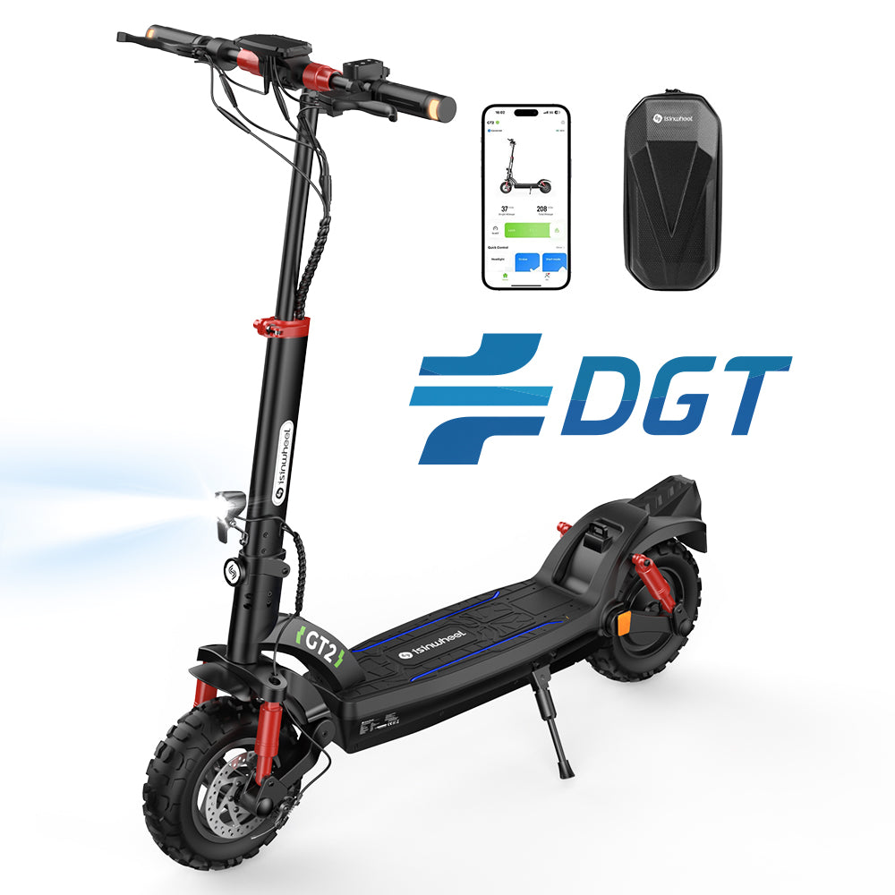 GT2 Patinete Eléctrico Certificado DGT Legal 1000W 60KM de