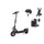 isinwheel GT2 Patinete eléctrico + casco + soporte para móvil + candado antirrobo combinación