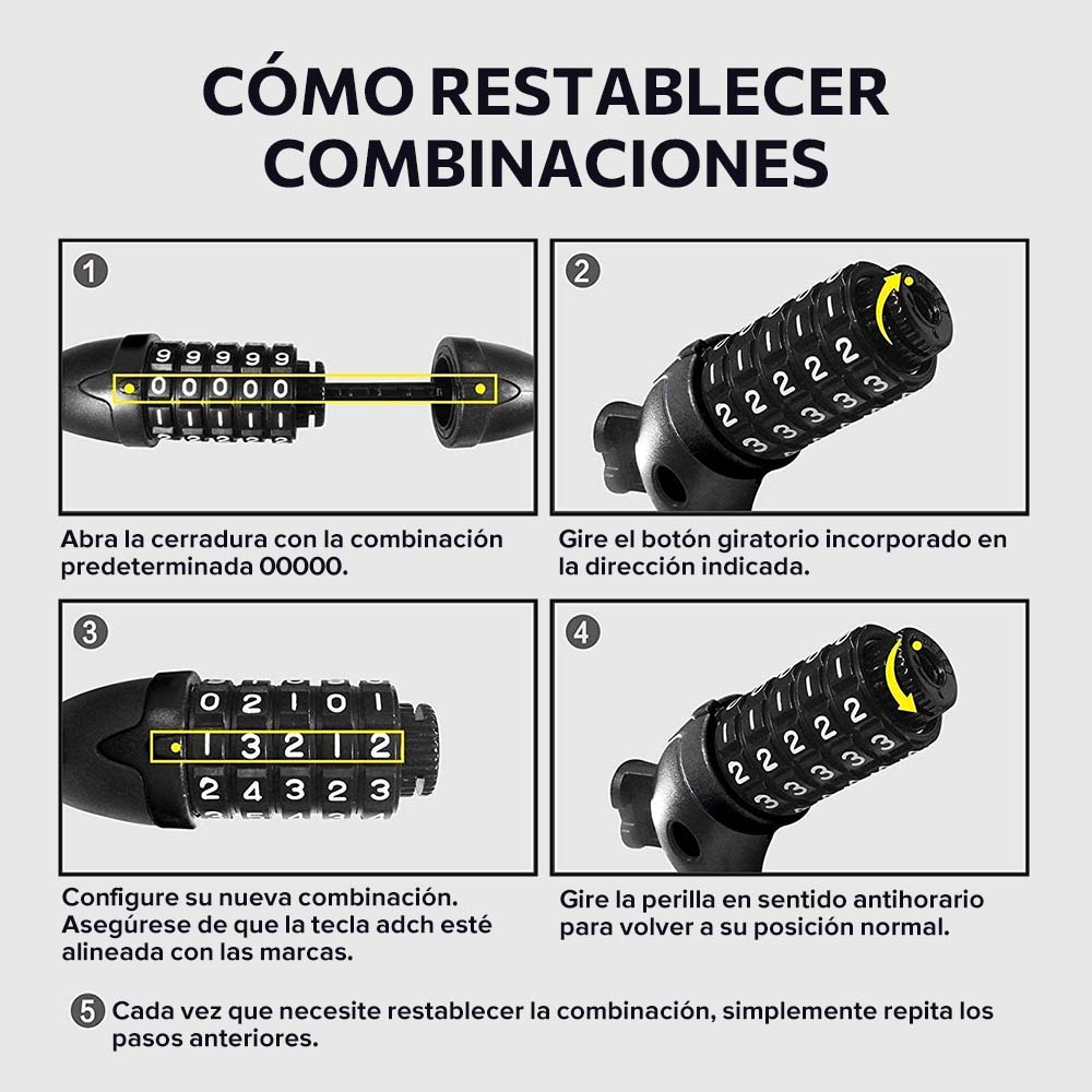 isinwheel Candado De patinete eléctrico