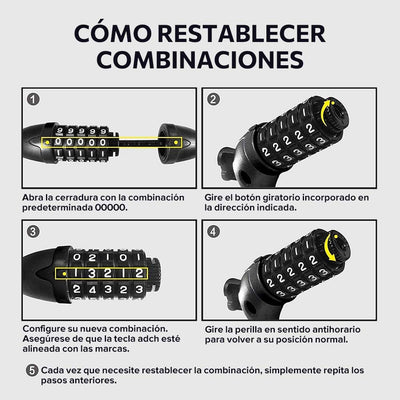 isinwheel Candado De patinete eléctrico