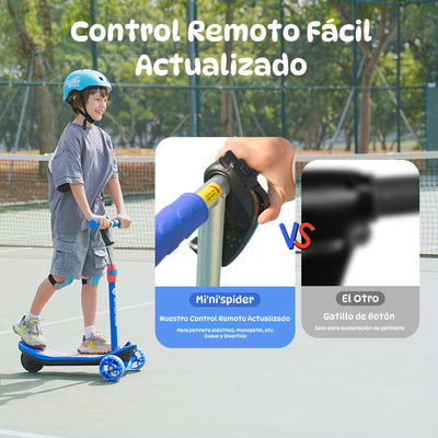 isinwheel MiniSpider Patinete eléctrico infantil  2 en 1