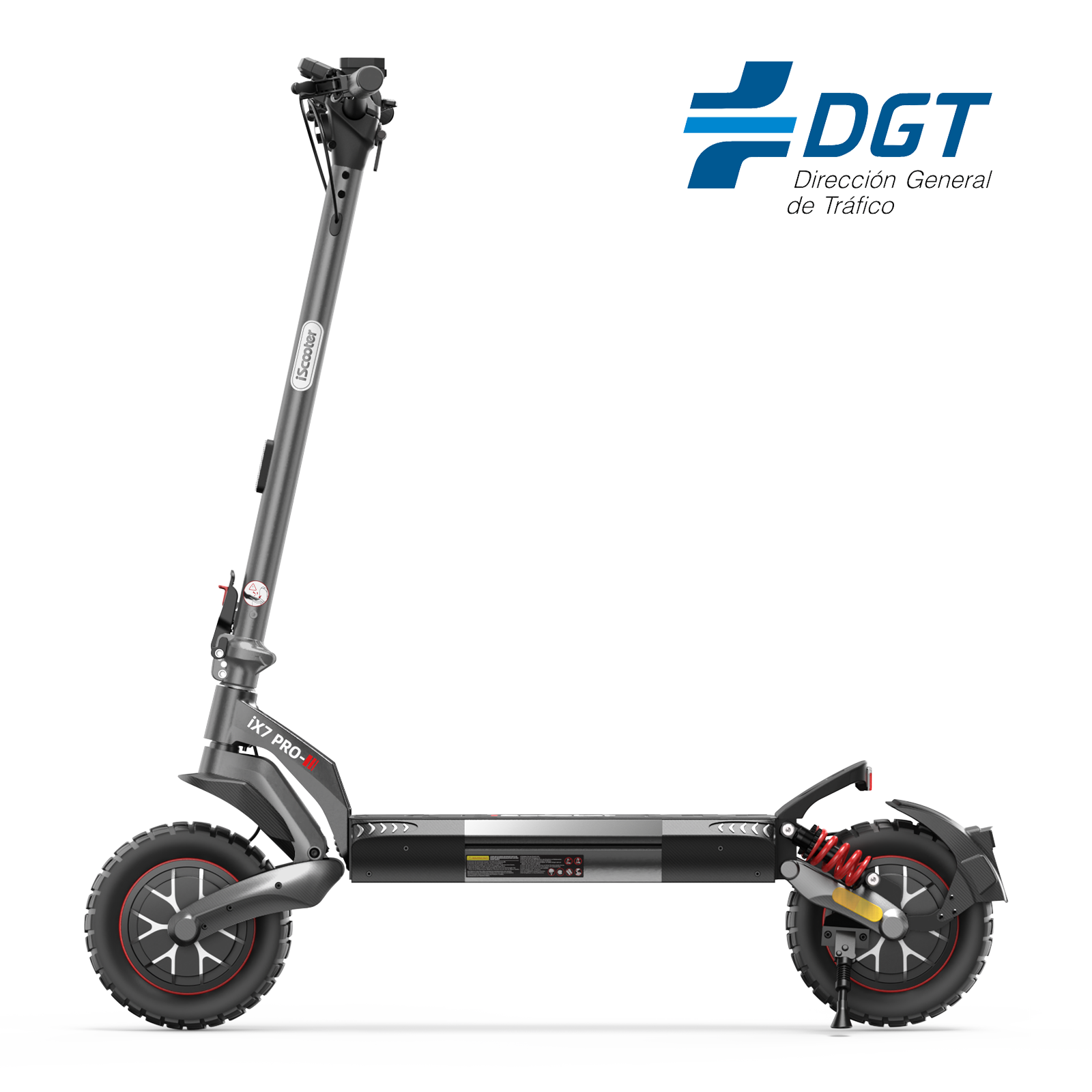 iX7 Pro Doble Motor 1000W Patinete Eléctrico Off-Road Certificado DGT
