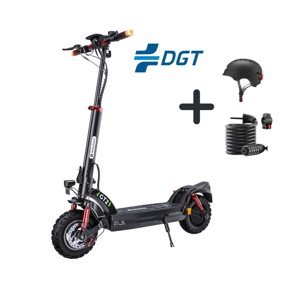 isinwheel® GT2 1000W Patinete Eléctrico con Homologación DGT