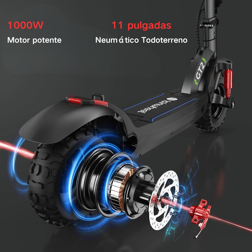 isinwheel® GT2 Patinete Eléctrico con Homologación DGT