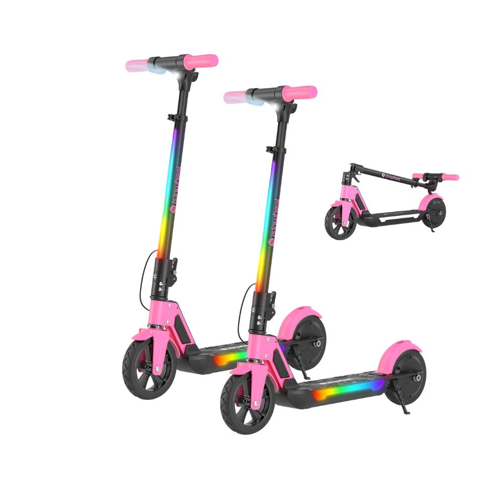 isinwheel® S7 Patinete Eléctrico para Niños Ajustable 250W