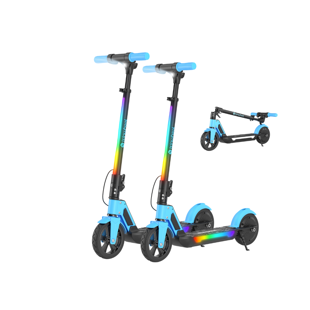 isinwheel® S7 Patinete Eléctrico para Niños Ajustable 250W