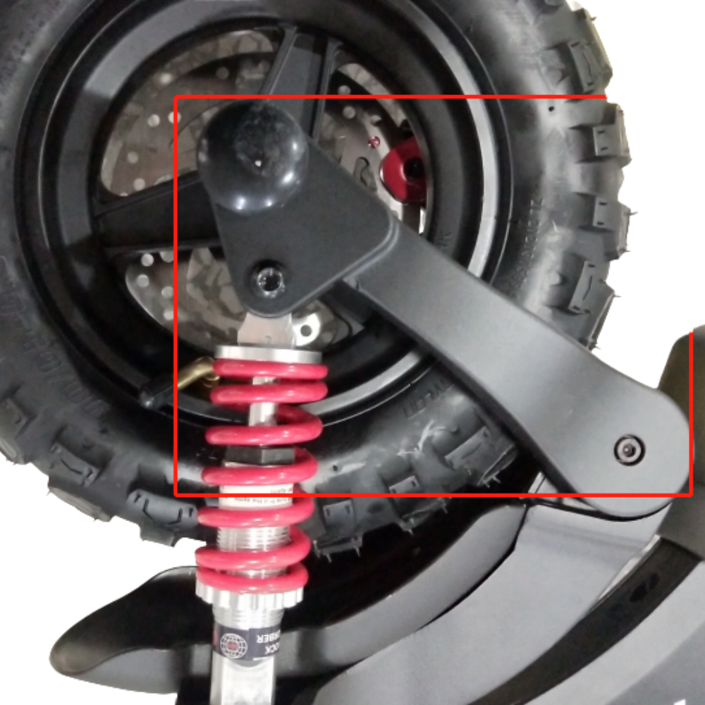 Balancín del amortiguador delantero derecho/piezas de repuesto para scooter eléctrico GT2