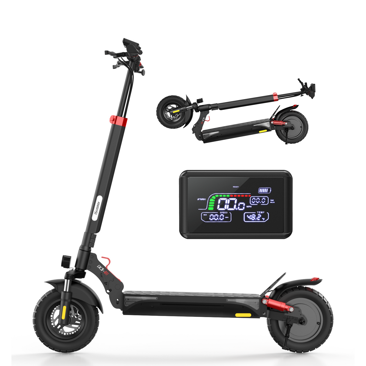 iScooter® iX3 800w Patinete Eléctrico Todoterreno con Control por APP