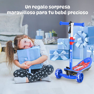 isinwheel MiniSpider Patinete eléctrico infantil  2 en 1