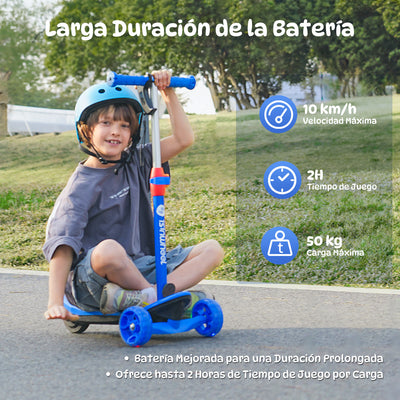 isinwheel MiniSpider Patinete eléctrico infantil  2 en 1