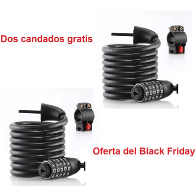 Oferta del Black Friday para obtener un candado de cable gratis