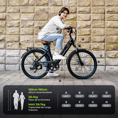isinwheel UCity Bicicleta eléctrica urbana