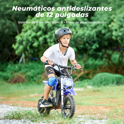 isinwheel A12 Motocicleta todoterreno eléctrica para niños de 350 W