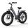 Potente bicicleta Fat Bike M60: neumáticos todoterreno, autonomía de 105 km y batería extraíble.