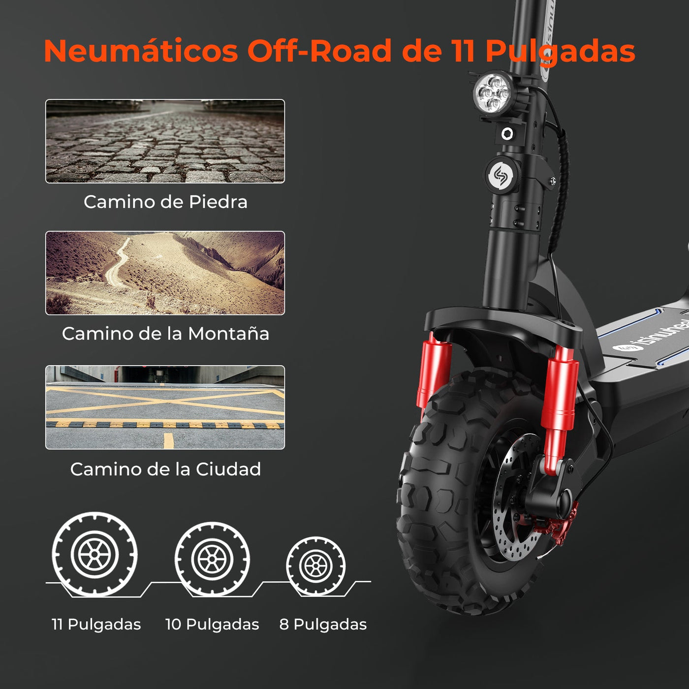 isinwheel GT2 mejor patinete electrico