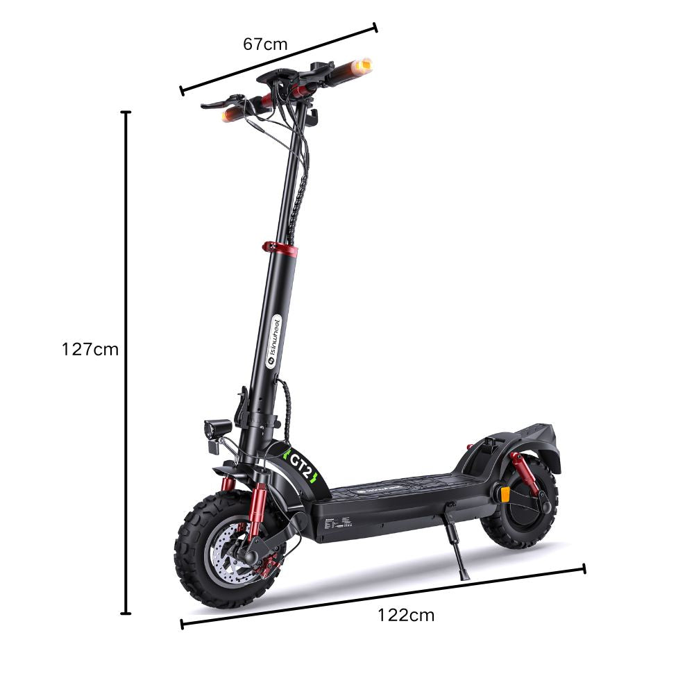 isinwheel® GT2 1000W Patinete Eléctrico Certificado DGT Legal 80KM de Autonomía