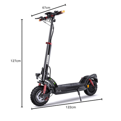 isinwheel® GT2 1000W Patinete Eléctrico Certificado DGT Legal 80KM de Autonomía