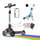 iScooter® iK2 Patinete Eléctrico para Niños con Altura Ajustable y Ruedas Luminosas