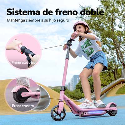isinwheel® S6 Patinete Eléctrico Ajustable En Altura