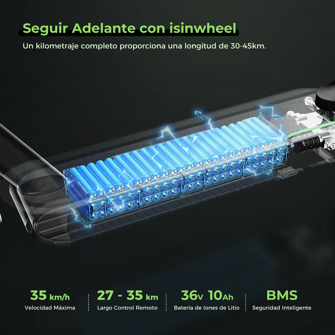 isinwheel S9Max patinete eléctrico