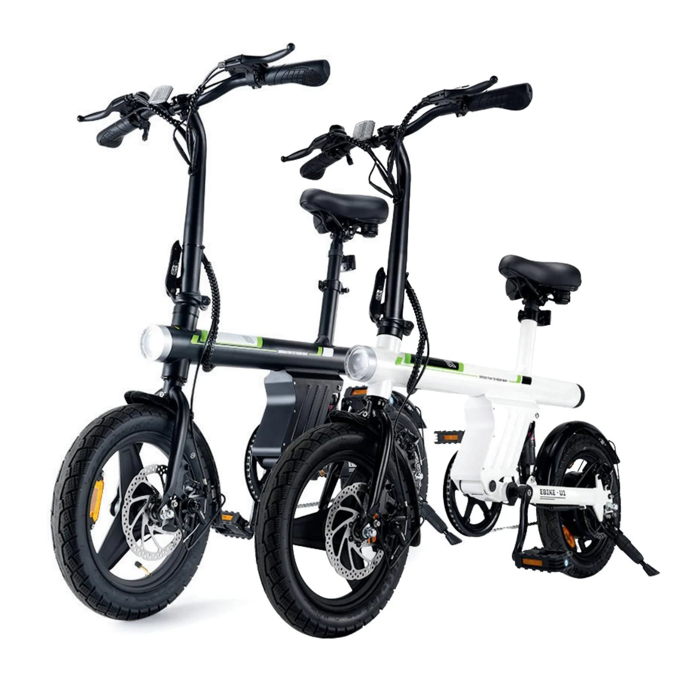 isinwheel U1 Bicicleta eléctrica  (negro + blanco)