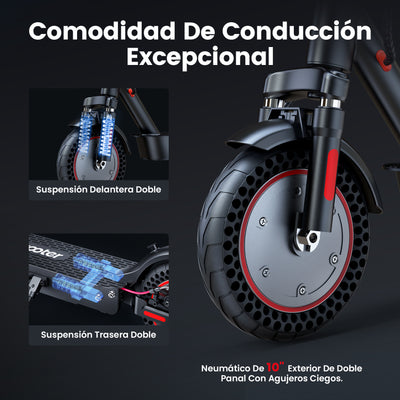 iScooter i9Max Patinete Eléctrico 500W Certificado DGT