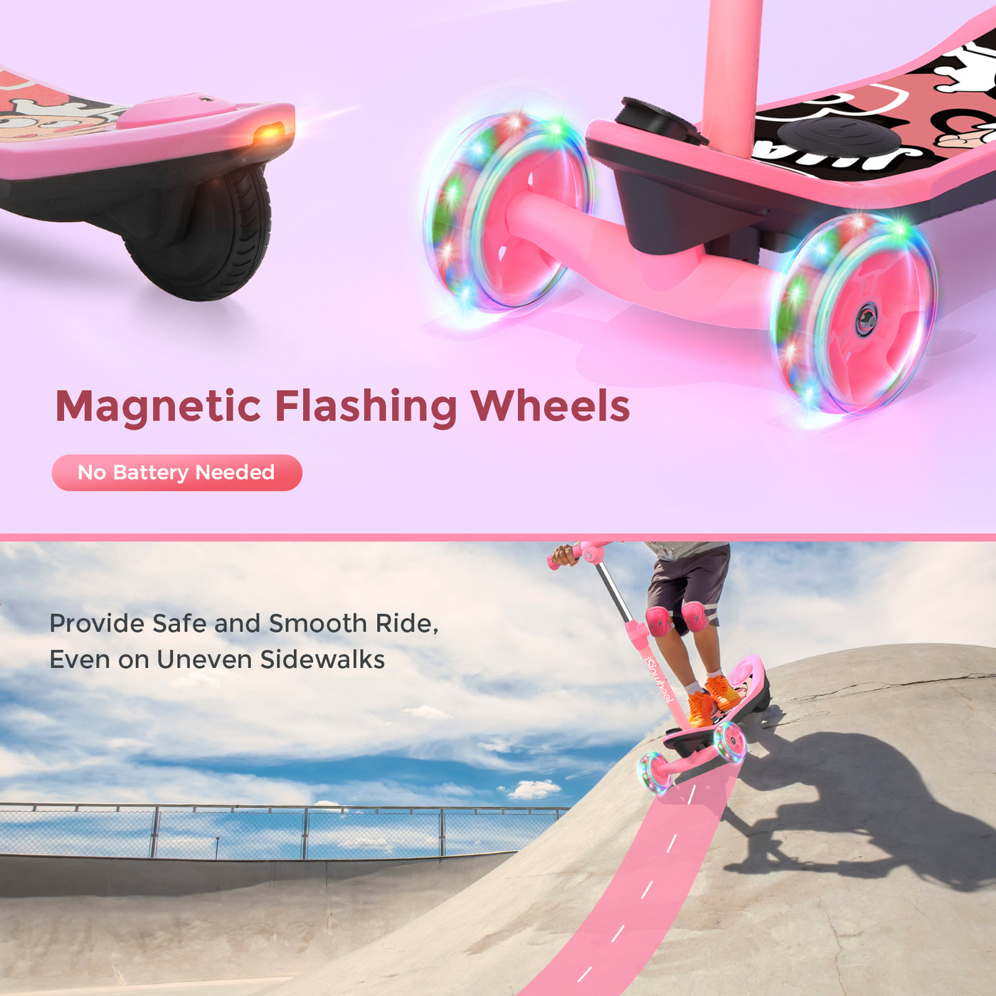 M3 Children's Electric Scooter 2 In 1 (With free knee pads)
