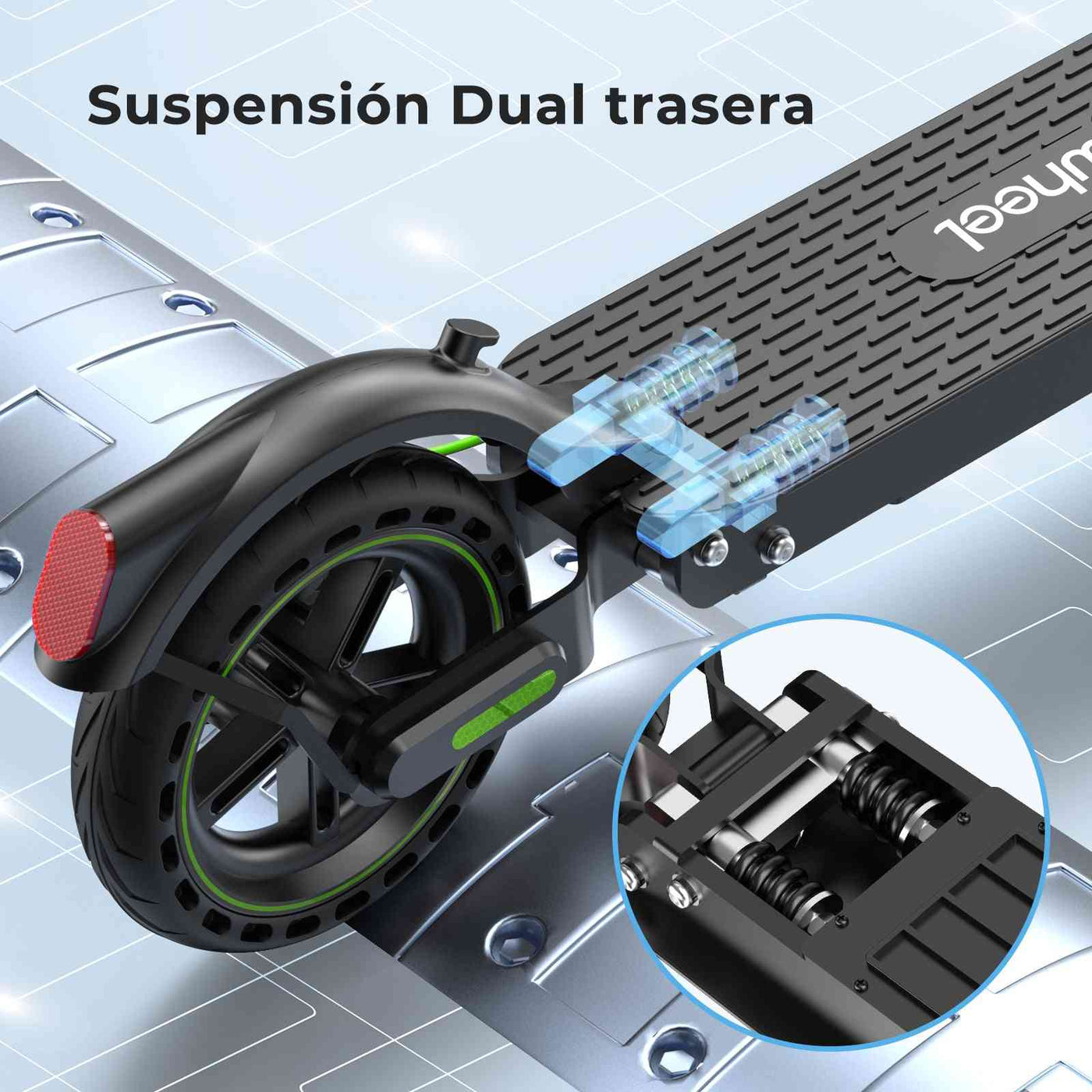 isinwheel® S9Pro Patinete eléctrico 350W