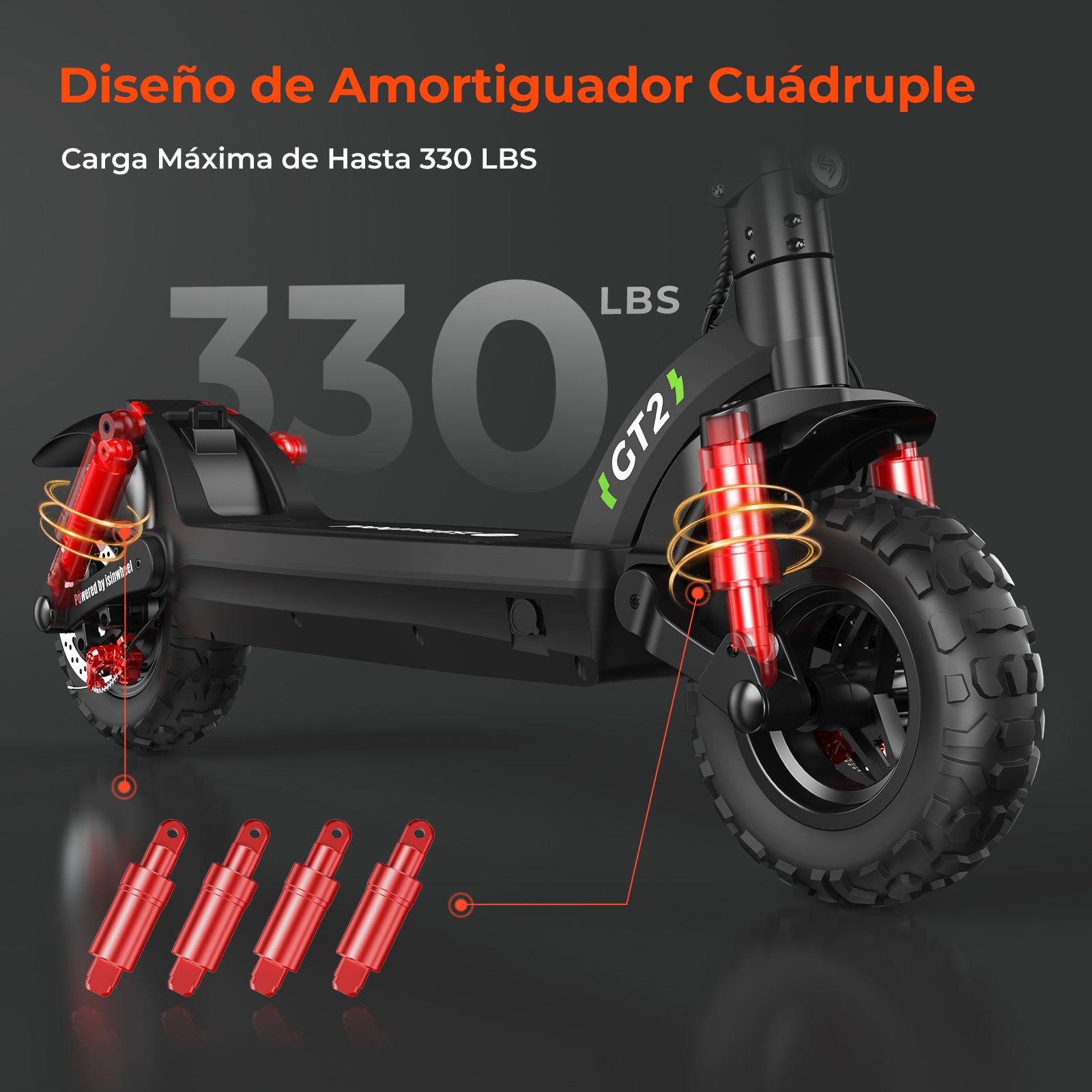isinwheel GT2 800W patinete electrico segunda mano