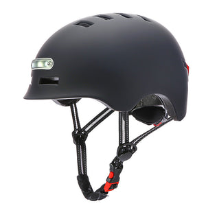 Casco de patinete de ciclismo con luz LED